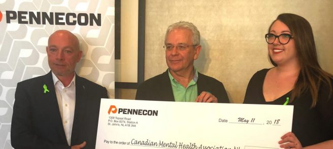 $250,000 to Canadian Mental Health Association of NL